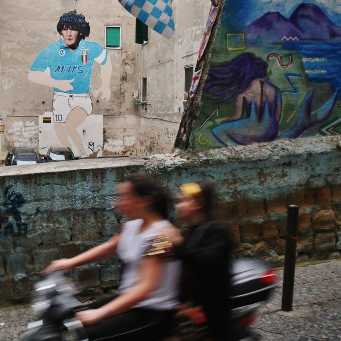 Maradona Naples Nine Gallery Wall Prints