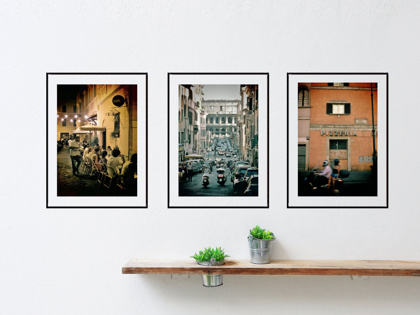 Rome Photography Prints Gallery Wall Set Of Three