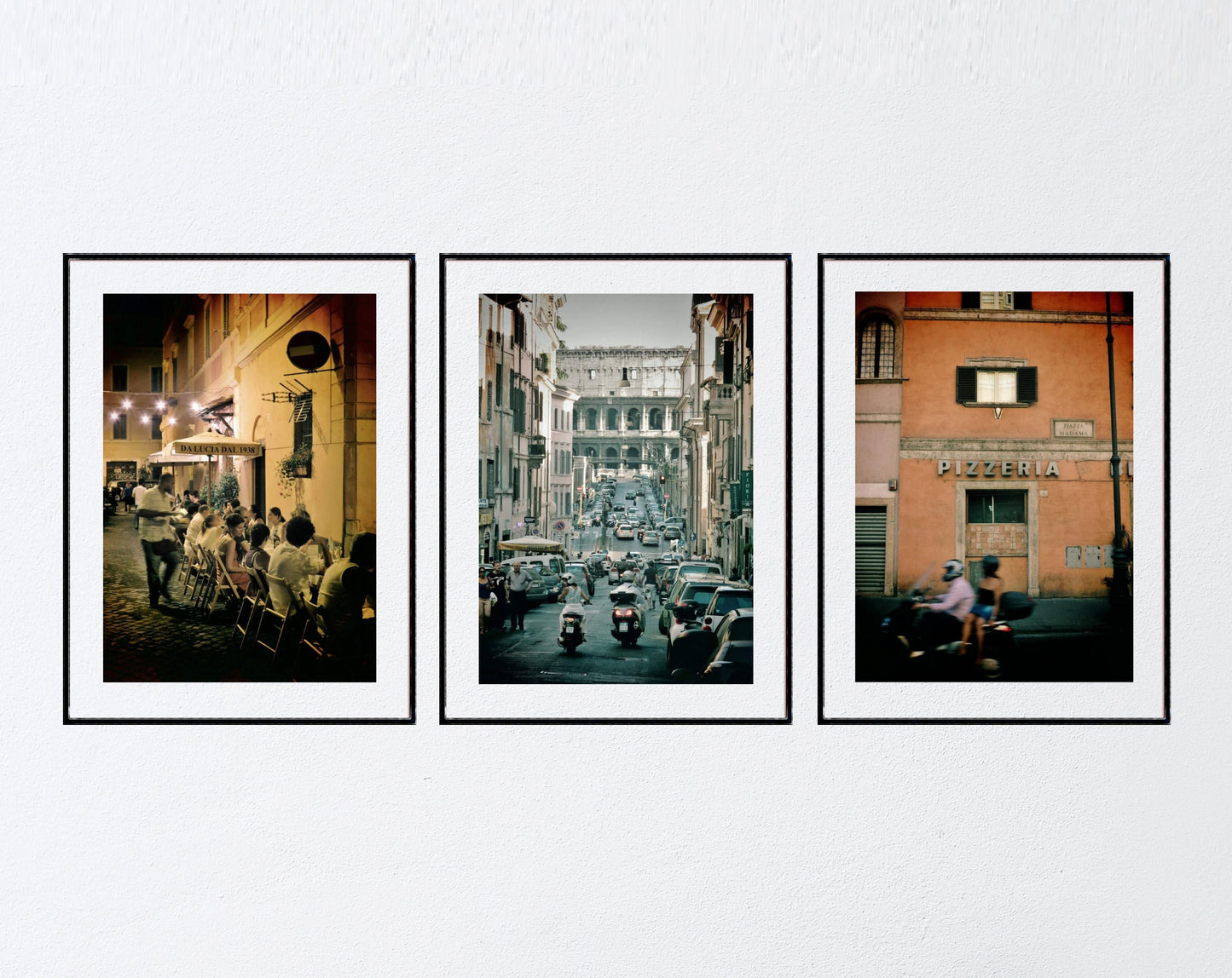 Rome Photography Prints Gallery Wall Set Of Three