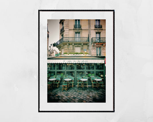 Paris Cafe Wall Art Montparnasse Street Photography