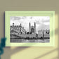 King's College Cambridge University Black And White Photography Print