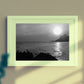 Rio de Janeiro Arpoador Sunset Black And White Photography Print