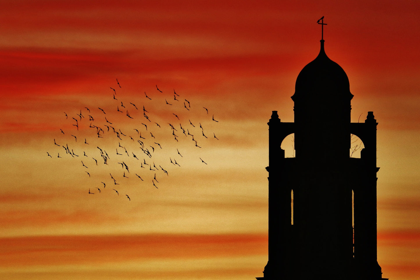 St Albert's Pollokshields Glasgow Sunset Photography Print