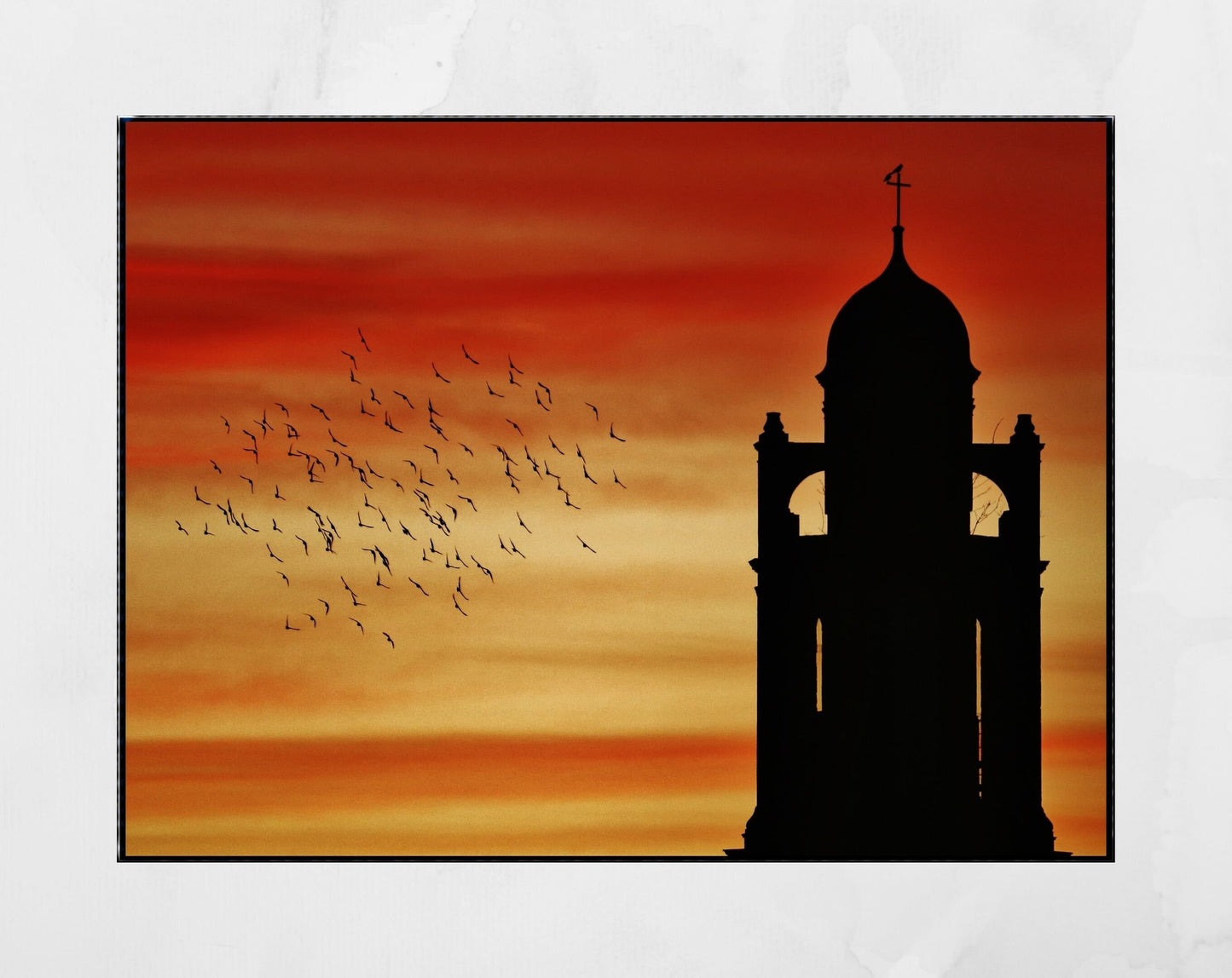 St Albert's Pollokshields Glasgow Sunset Photography Print