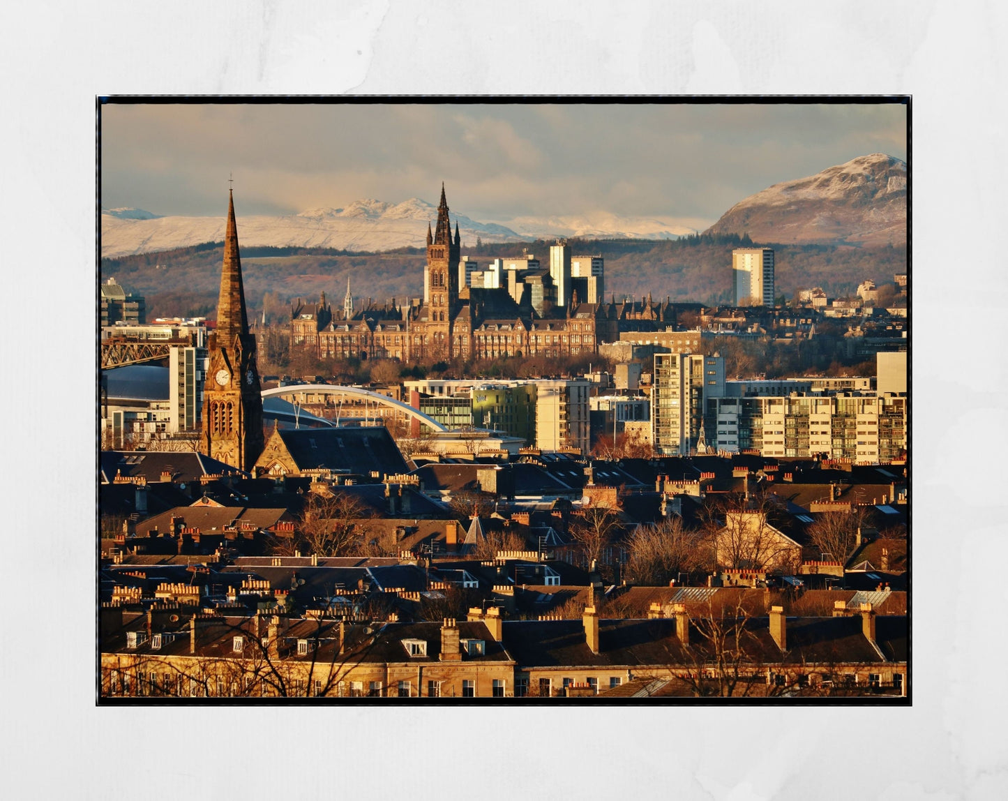 Glasgow Skyline Photography Print