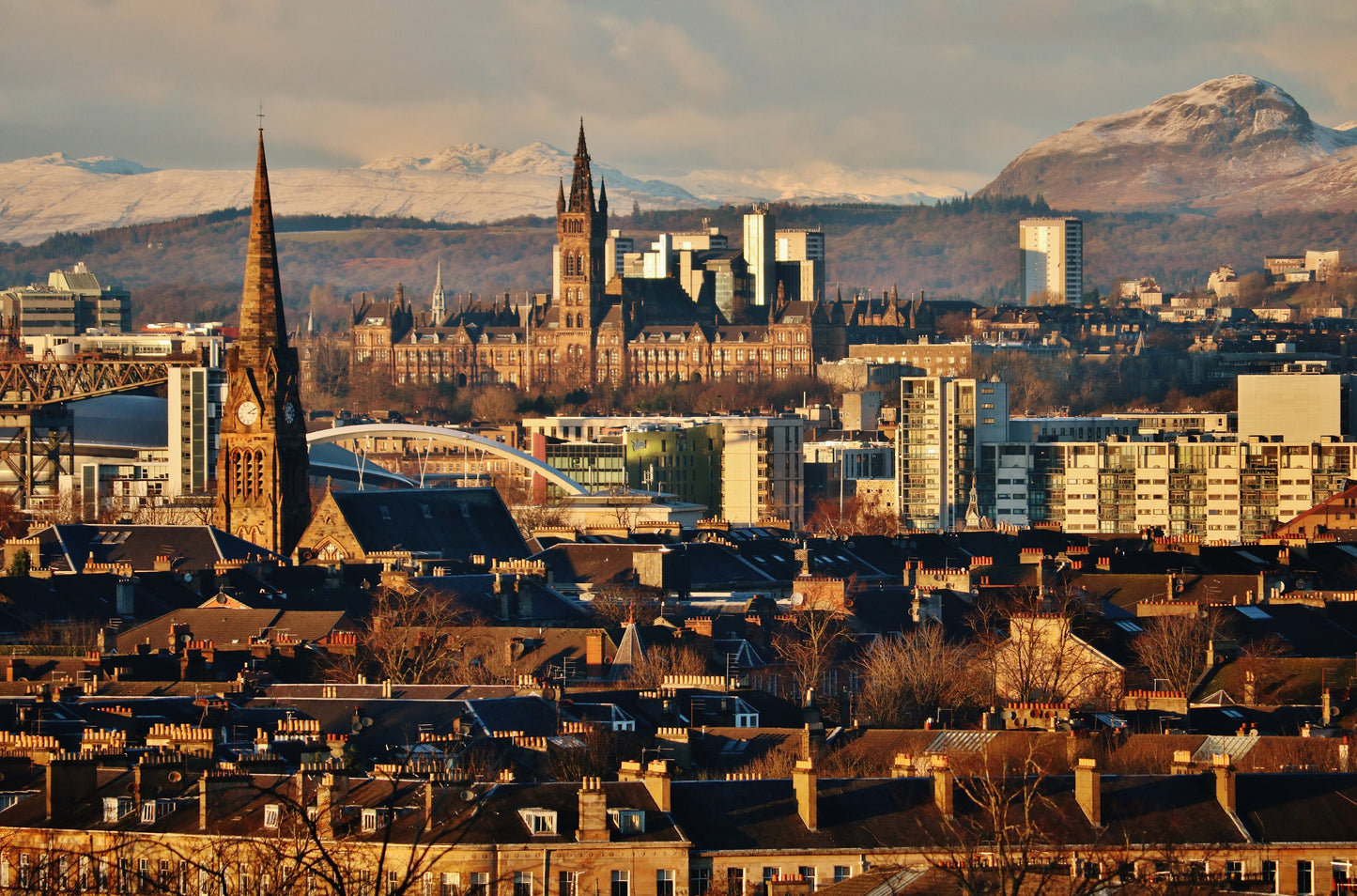 Glasgow Skyline Photography Print