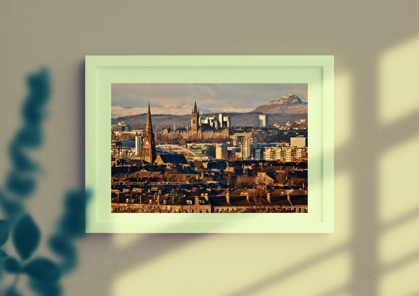 Glasgow Skyline Photography Print