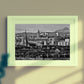 Glasgow Skyline Black And White Photography Print