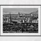 Glasgow Skyline Black And White Photography Print
