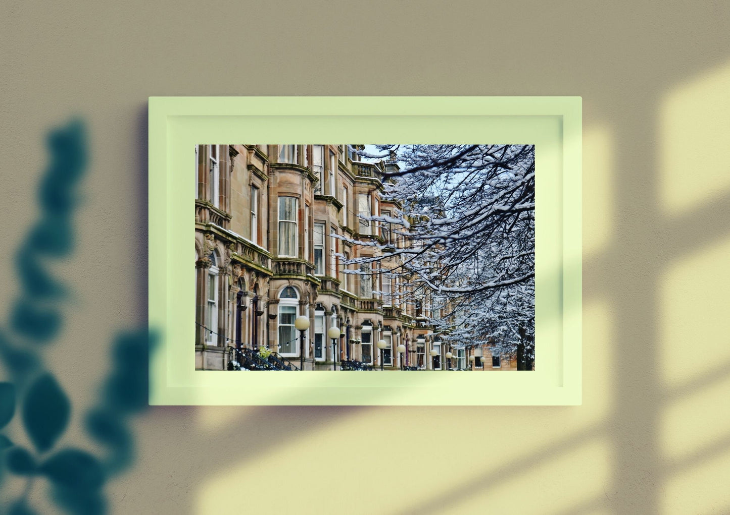 Queen's Drive Glasgow Tenements Photography Wall Art