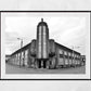 Art Deco Derelict Urban Black And White Photography Print