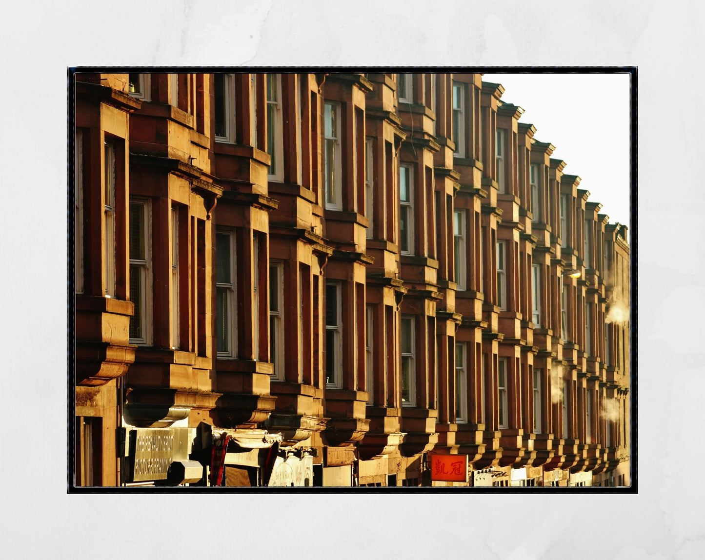 Glasgow Tenements Photography Print Duke Street Dennistoun Wall Art