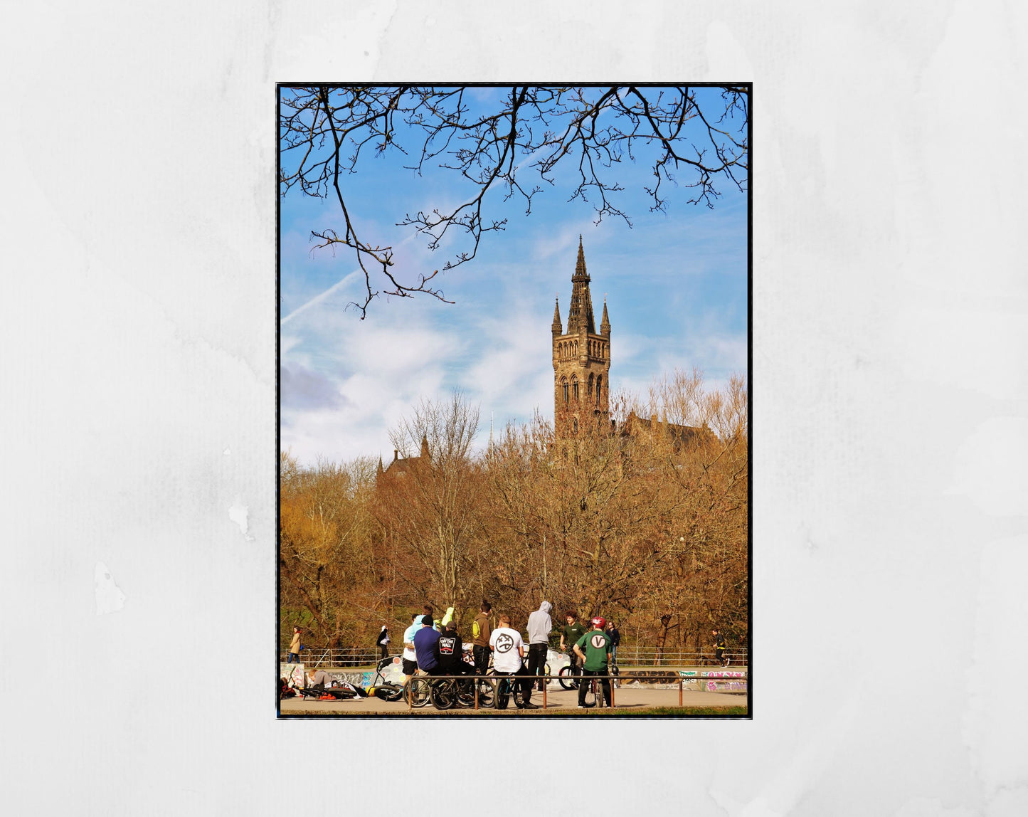 BMX Poster Glasgow Kelvingrove Skate Park Photography Print