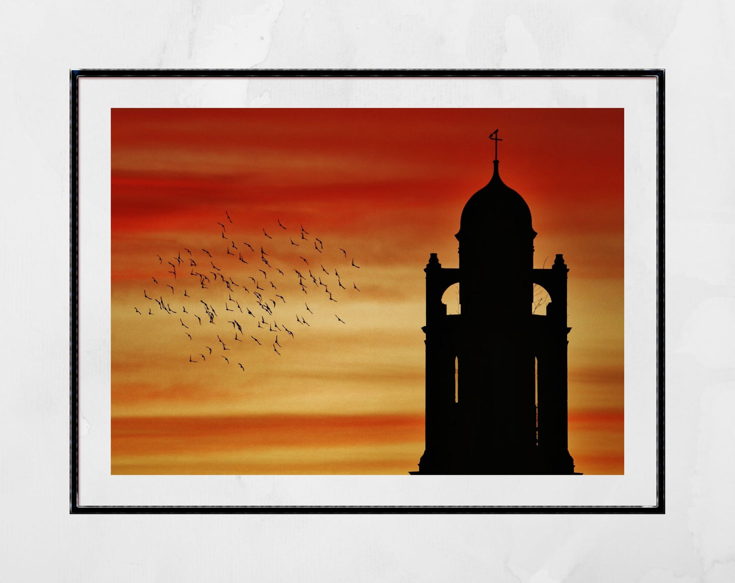 St Albert's Pollokshields Glasgow Sunset Photography Print