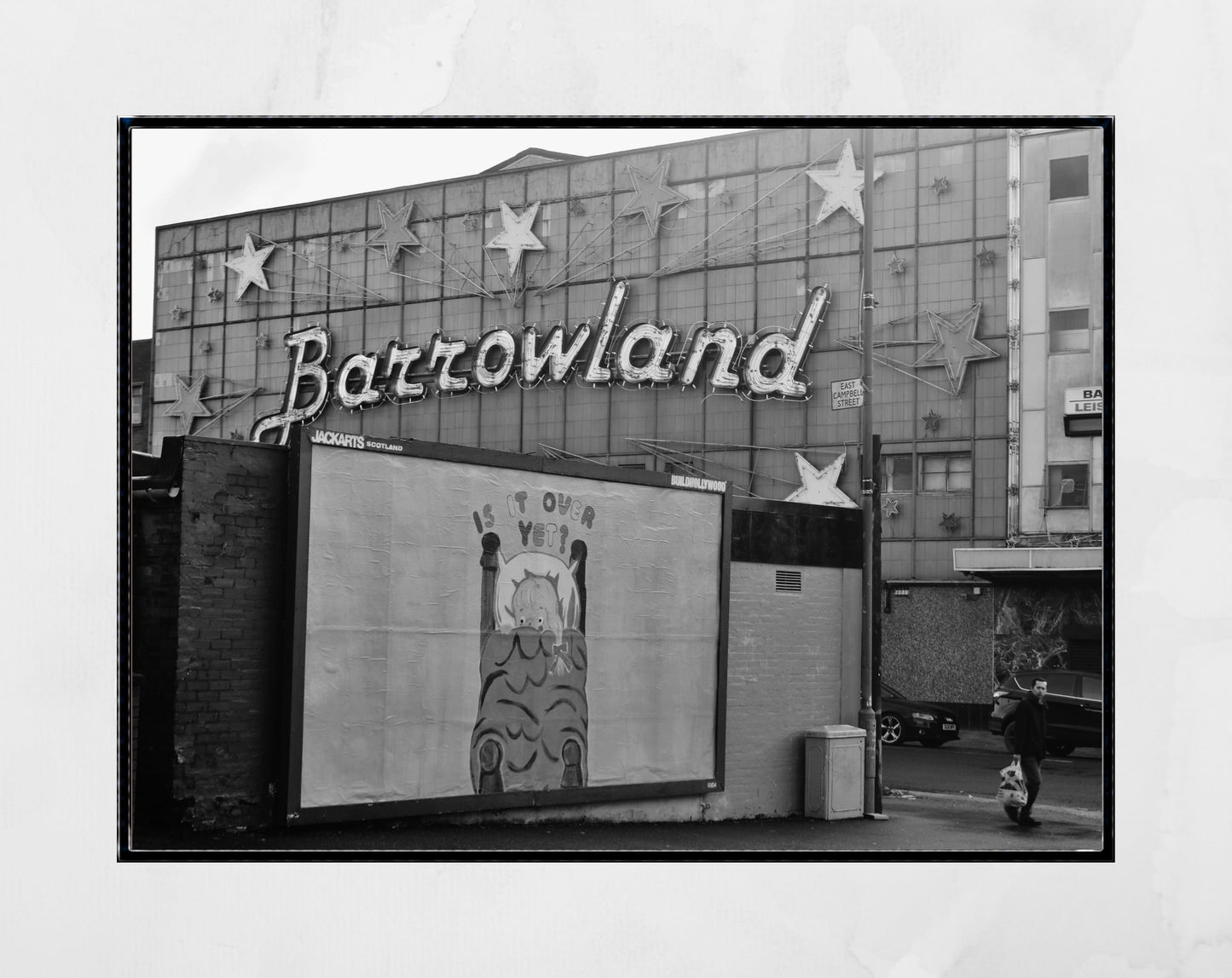 Glasgow Barrowlands COVID Lockdown Urban Black And White Photography