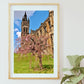 Glasgow University Photography Print Cherry Blossom Tree Wall Art