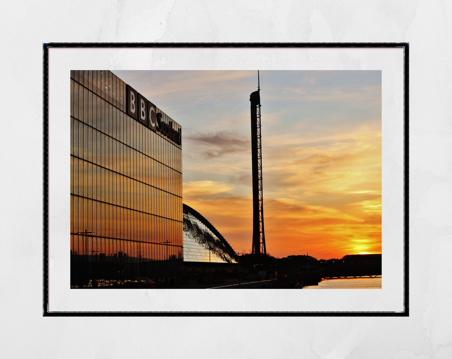 Glasgow BBC Scotland Finnieston Photography Print