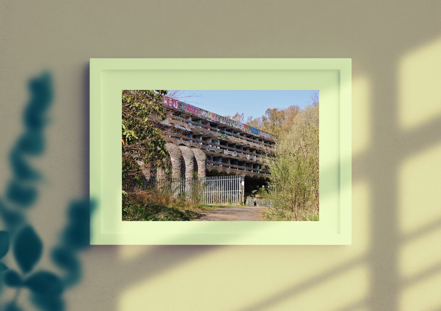 Brutalist Wall Art St Peter's Seminary Abandoned Photography Print