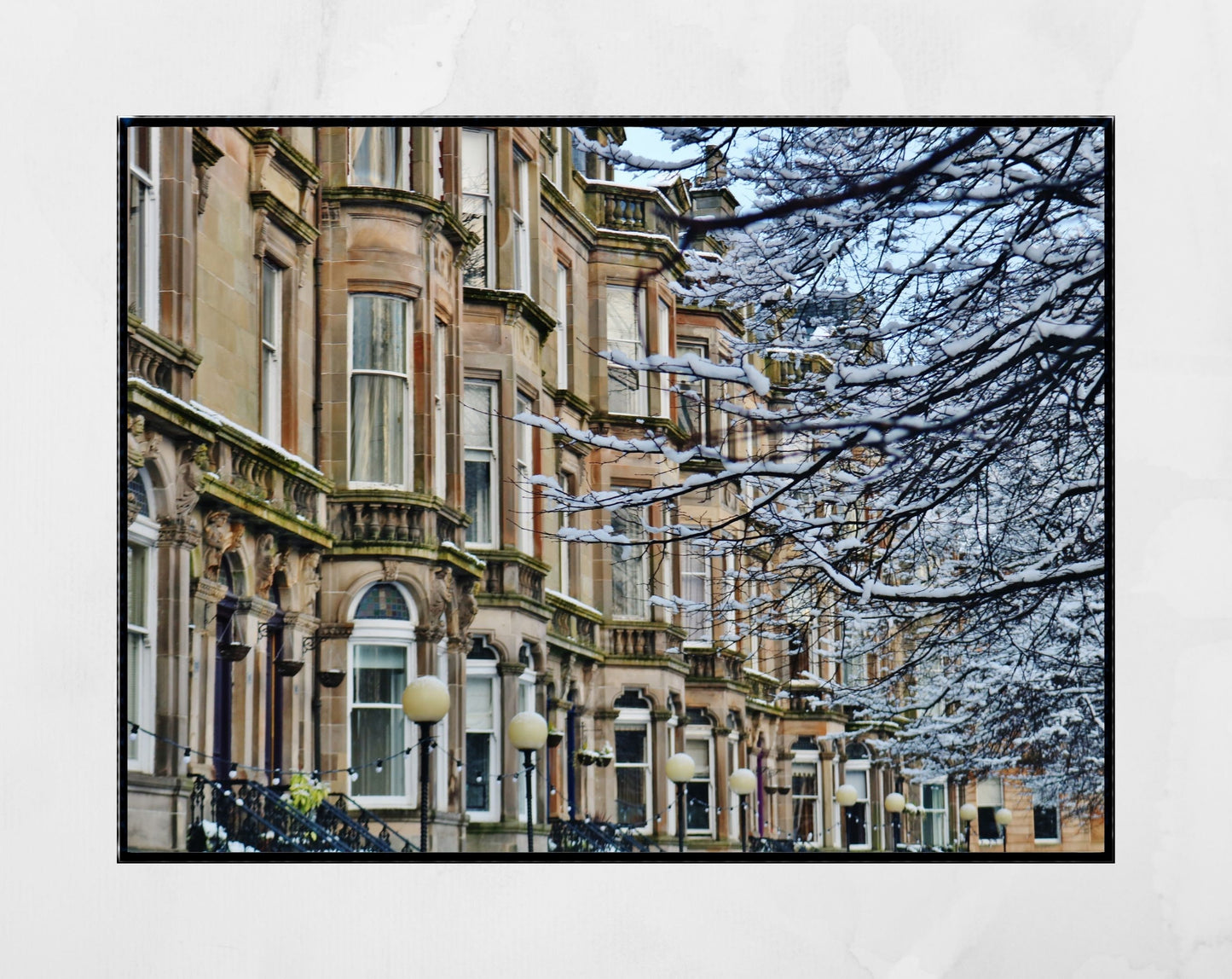 Queen's Drive Glasgow Tenements Photography Wall Art