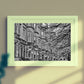 Queen's Drive Glasgow Tenements Black And White Photography Wall Art