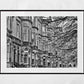 Queen's Drive Glasgow Tenements Black And White Photography Wall Art