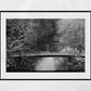 Glasgow Photography Queen Margaret Drive River Kelvin Black And White Print