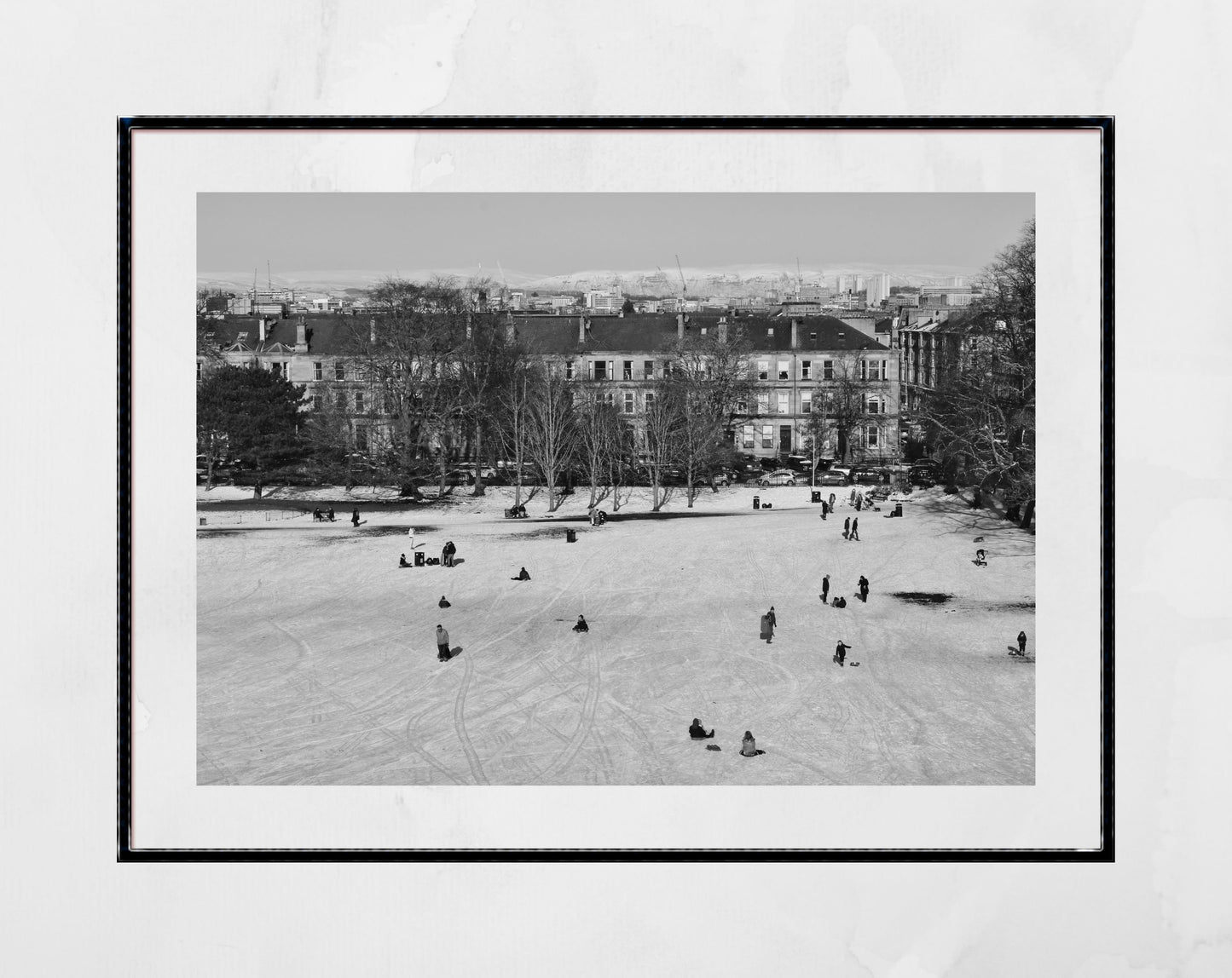 Glasgow Photography Queen's Park Black And White Wall Art