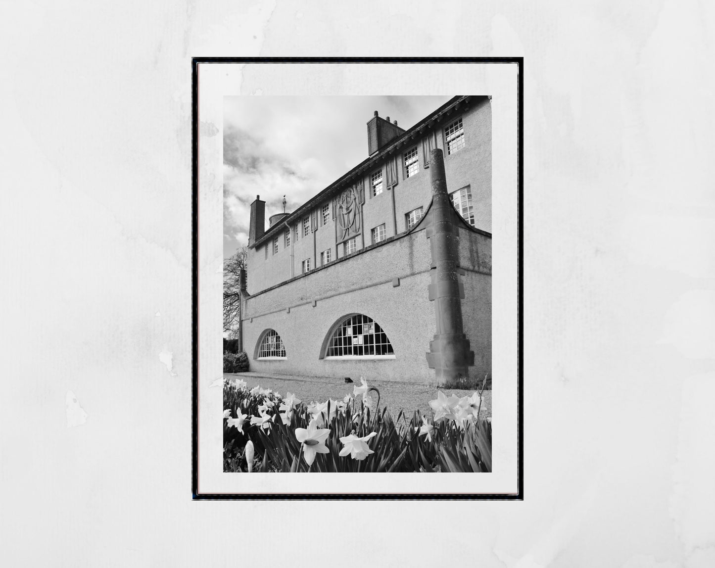 Glasgow House For An Art Lover Charles Rennie Mackintosh Black And White Photography Print