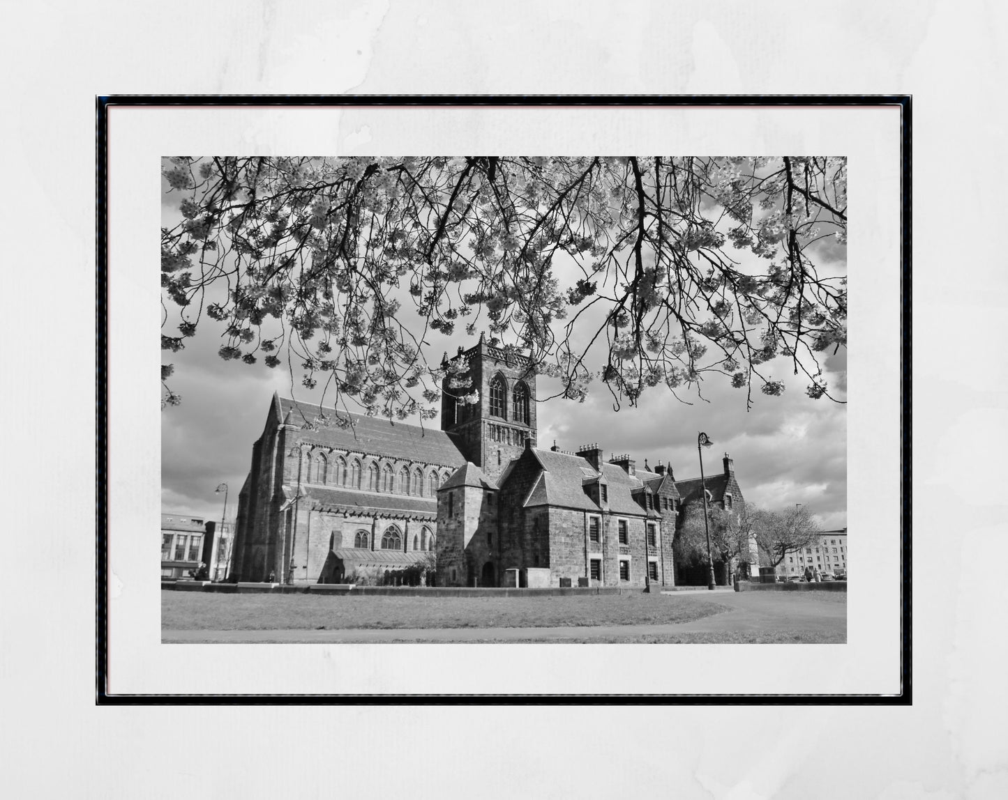 Paisley Abbey Black And White Photography Wall Decor
