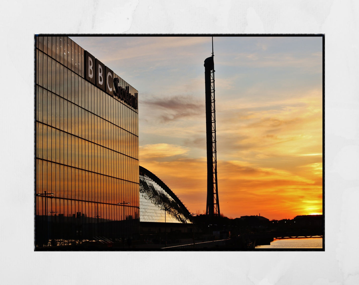 Glasgow BBC Scotland Finnieston Photography Print