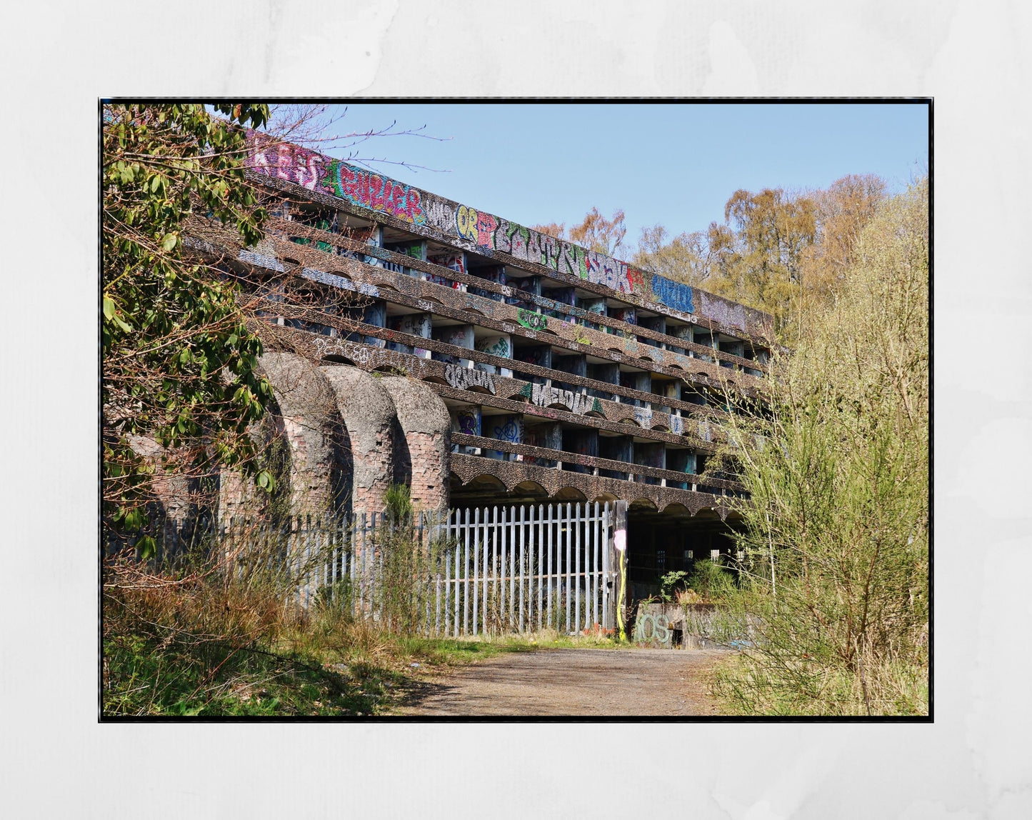 Brutalist Wall Art St Peter's Seminary Abandoned Photography Print