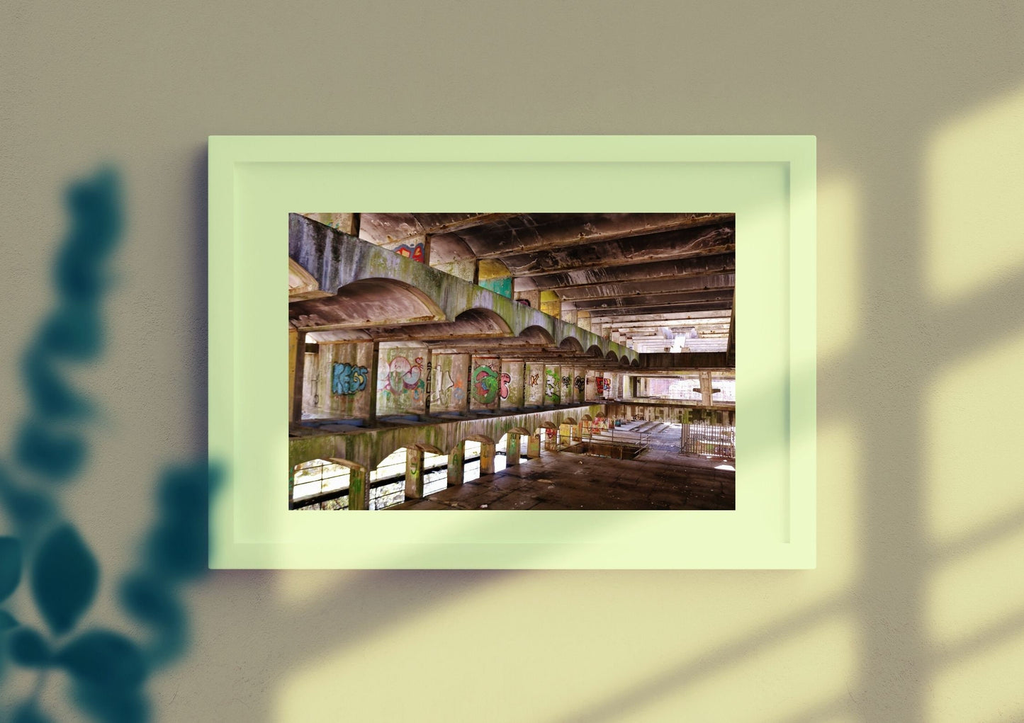 Brutalist Wall Art Abandoned St Peter's Seminary Photography Print