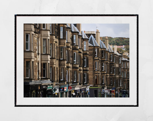 Morningside Edinburgh Tenements Photography Print