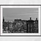 Edinburgh Calton Hill Black And White Photography Print