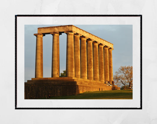 Calton Hill National Monument Edinburgh Photography Print