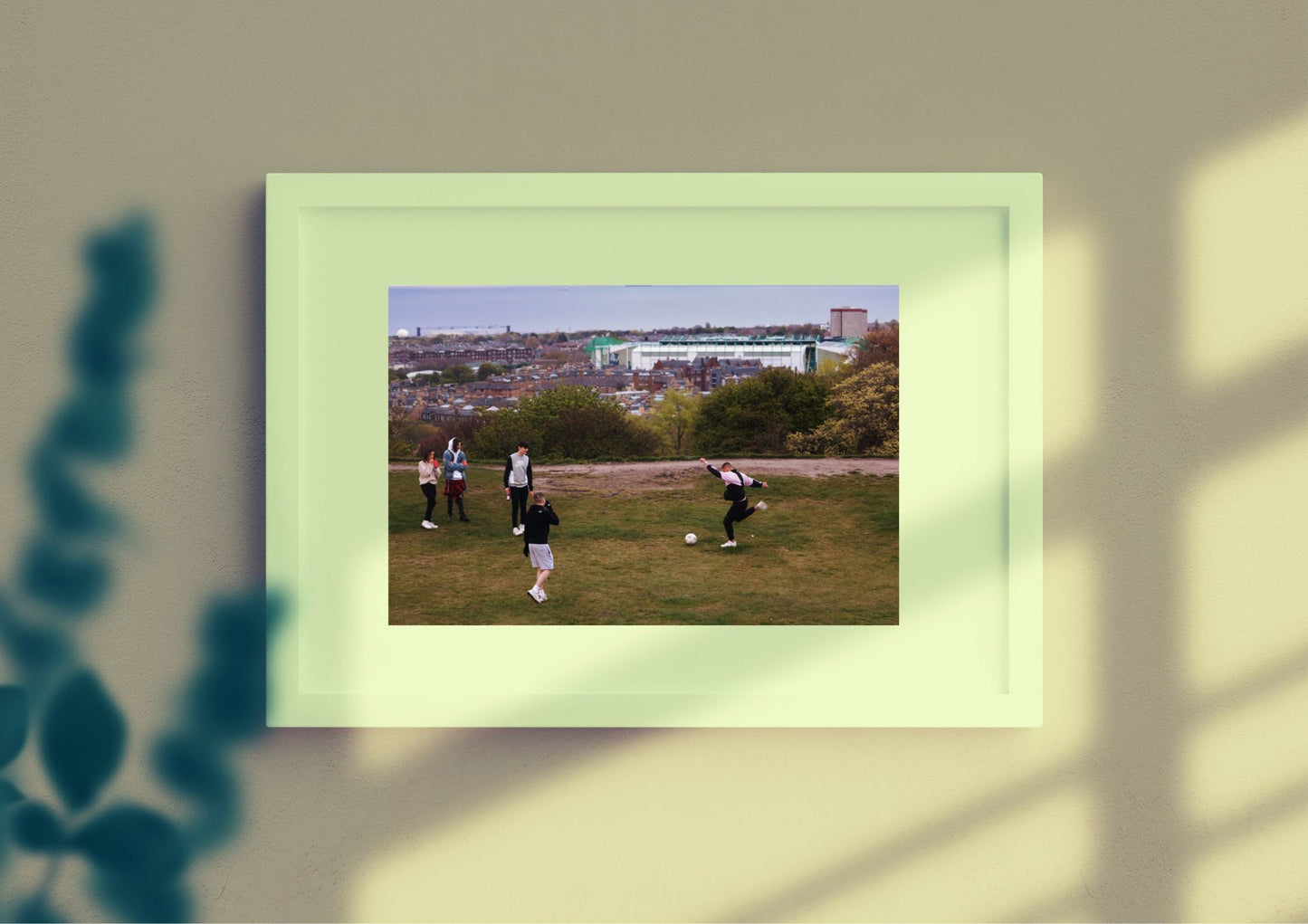 Football Print Hibernian FC Edinburgh Photography