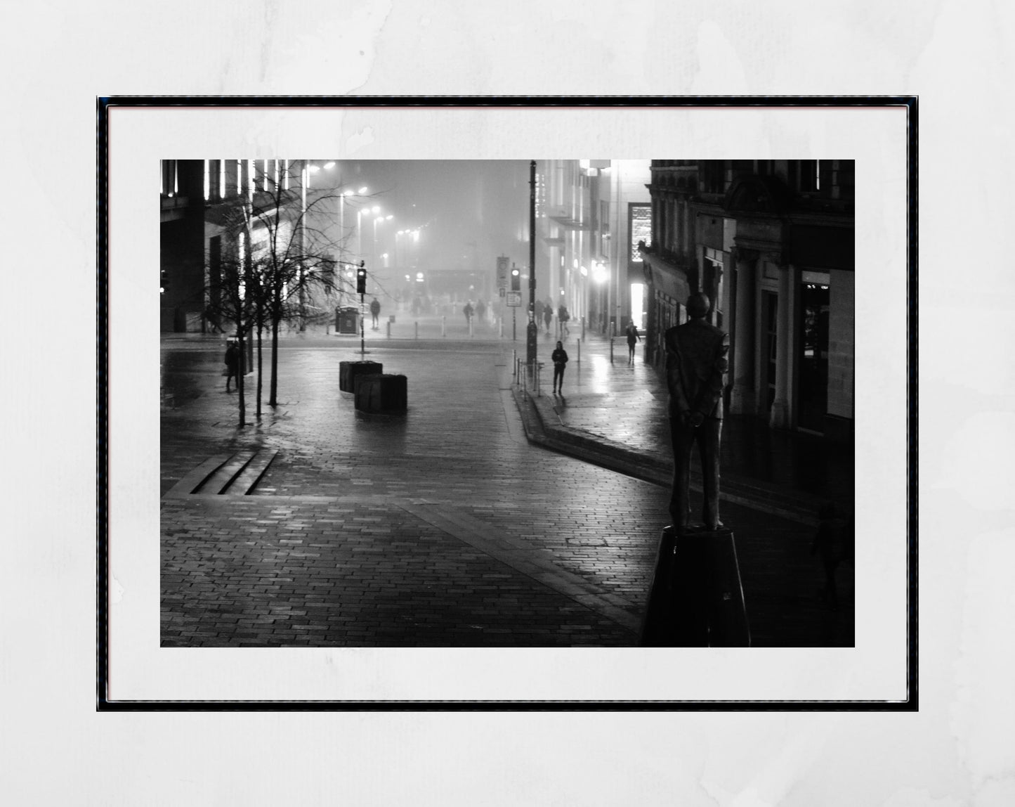 Glasgow Buchanan Street Black And White Photography Wall Art