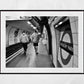 Finsbury Park London Underground Black And White Poster