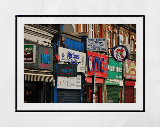 London Street Photography Print Finsbury Park Poster