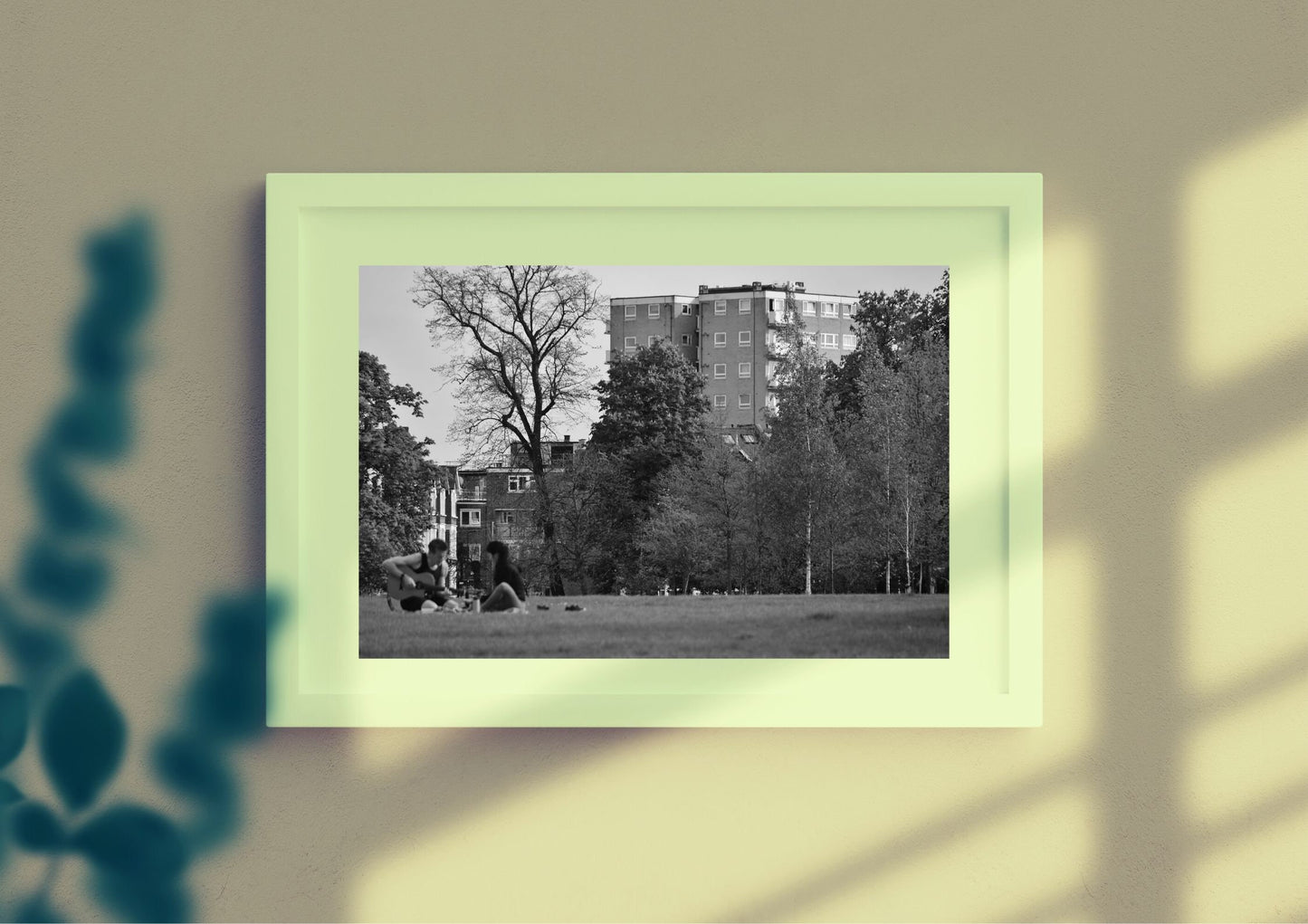 Clissold Park London Black And White Photography Wall Art