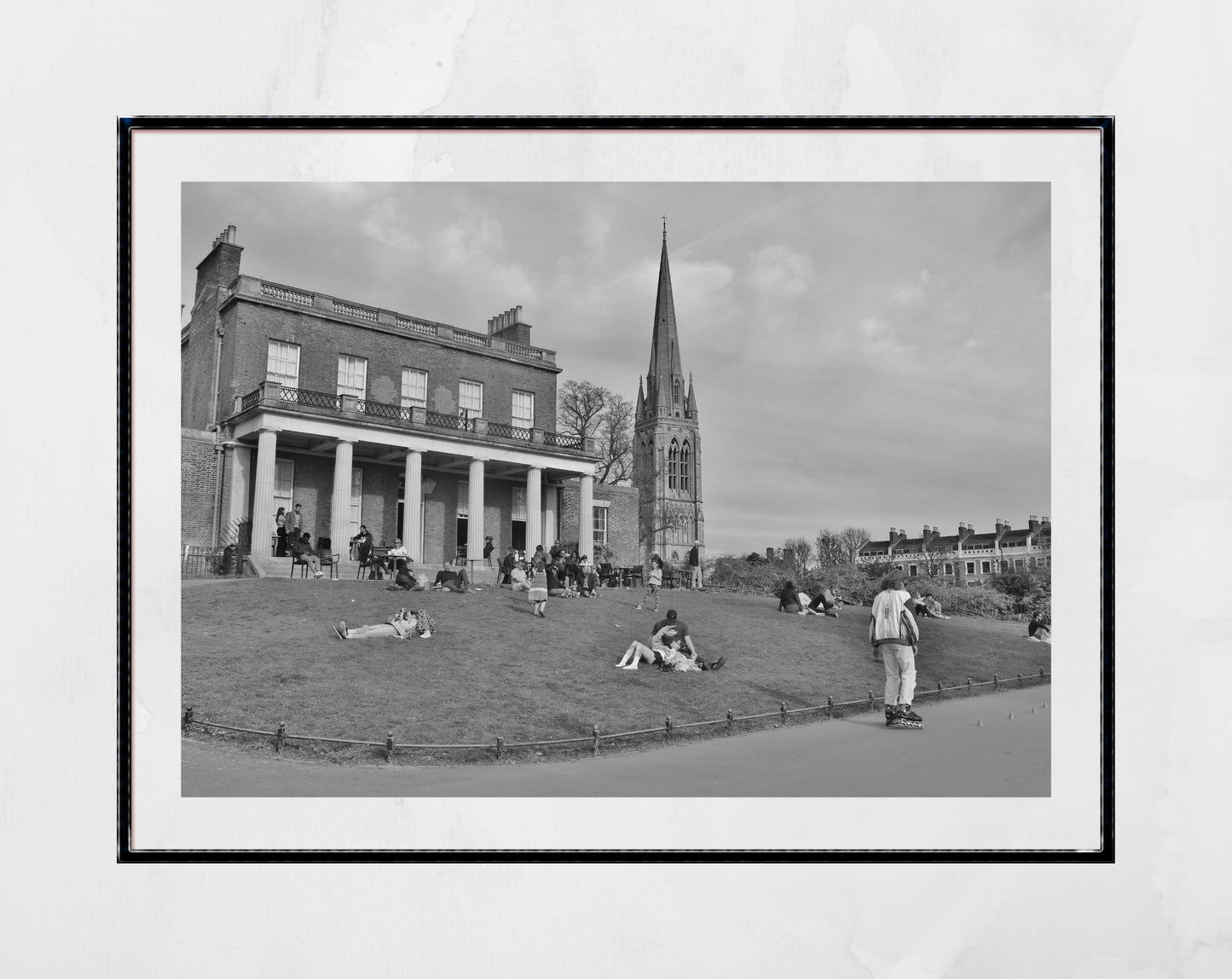 Clissold Park Stoke Newington London Black And White Photography Print
