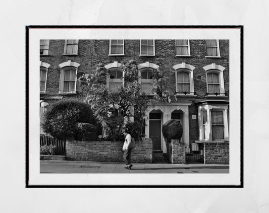 Stoke Newington Print London Street Black And White Photography Wisteria Art