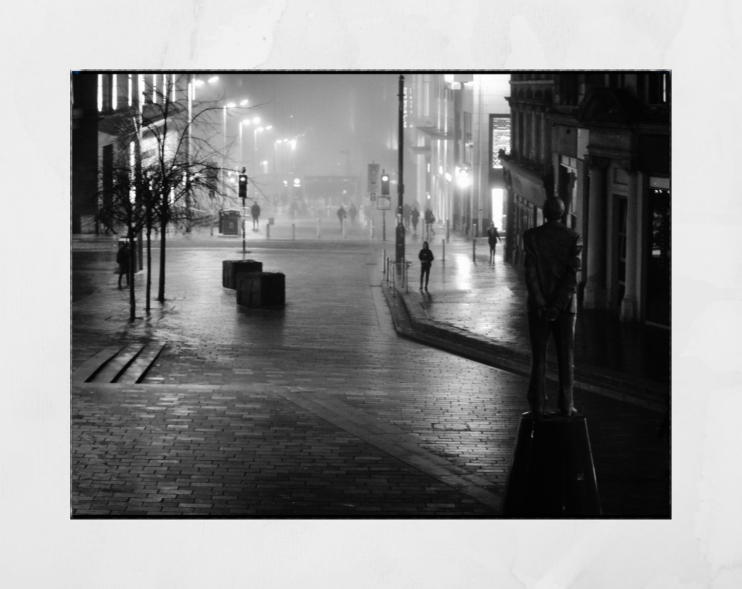 Glasgow Buchanan Street Black And White Photography Wall Art