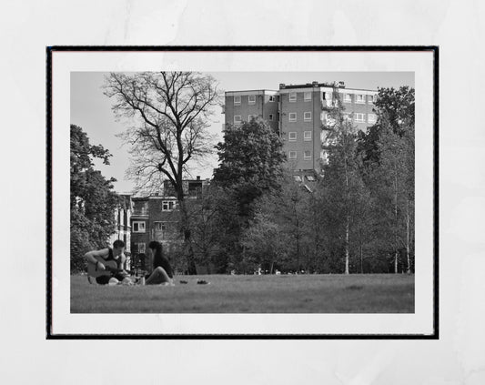 Clissold Park London Black And White Photography Wall Art