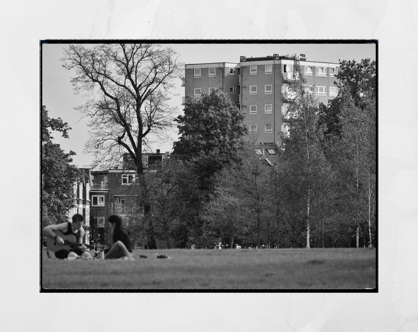 Clissold Park London Black And White Photography Wall Art