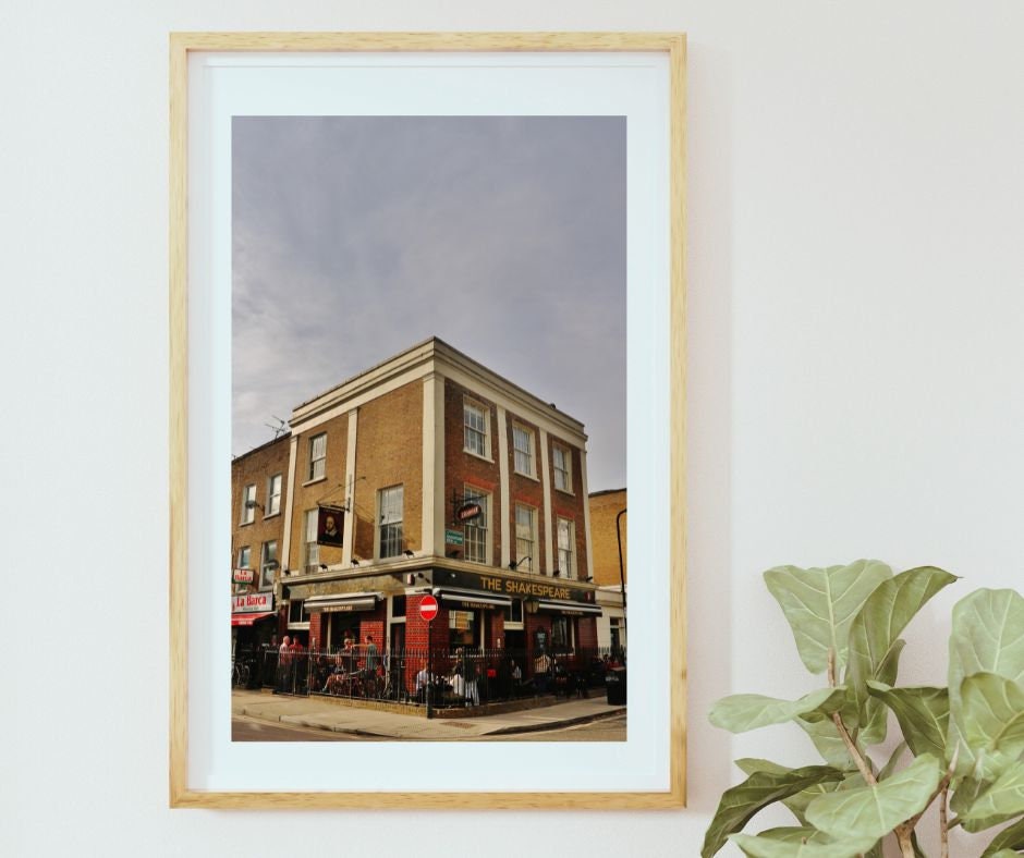 The Shakespeare Pub Stoke Newington Photography Print