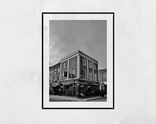 The Shakespeare Pub Stoke Newington Black And White Photography Print