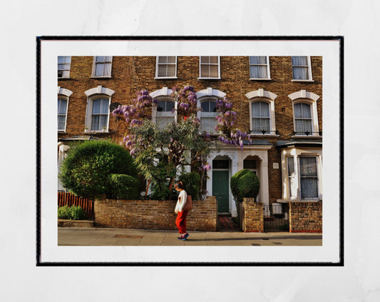 Stoke Newington Print London Street Photography Wisteria Art